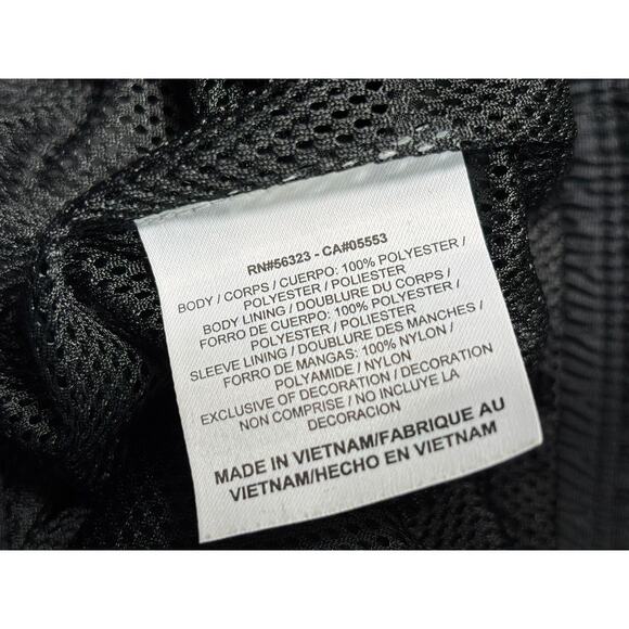 Nike Jacket Mens Large Gray Windbreaker Full Zip Reflective Stripe 404561-010 - Picture 5 of 7